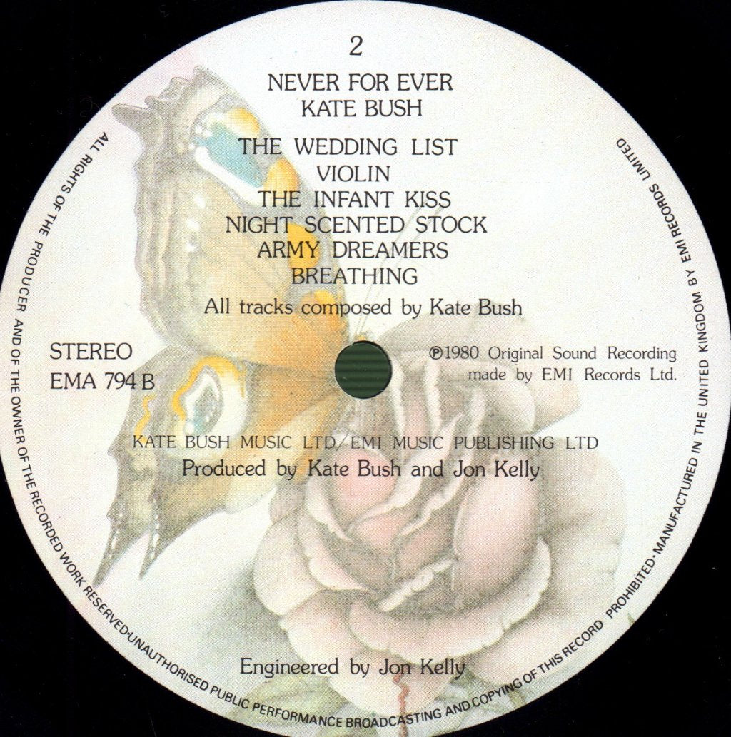 Kate Bush - Never For Ever - Lp