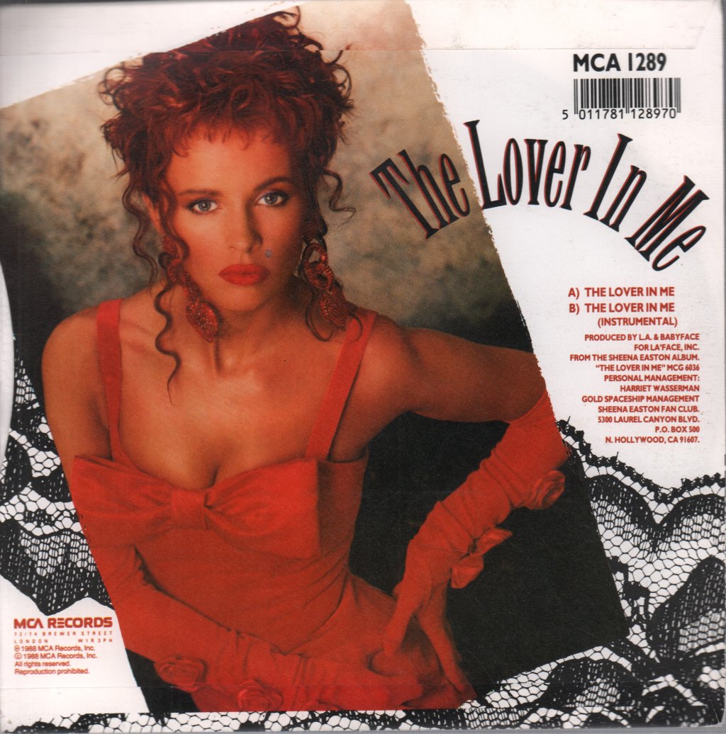 Sheena Easton - Lover In Me - 7 Inch