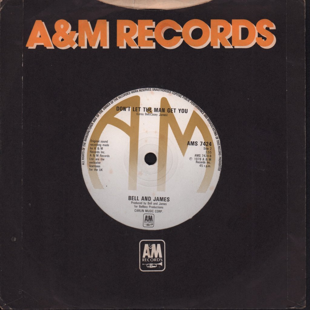 Bell And James - Livin' It Up - 7 Inch