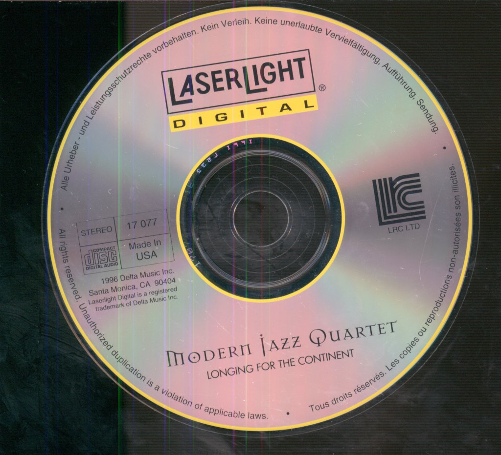 Modern Jazz Quartet - Longing For The Continent - Cd
