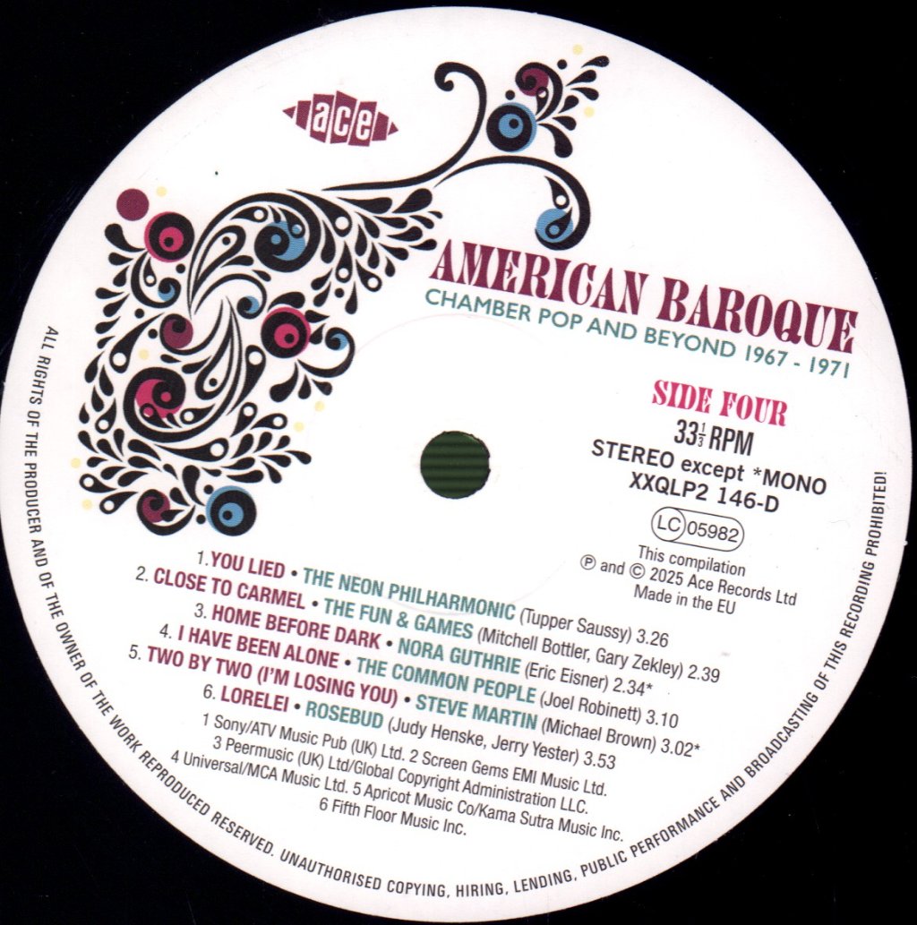 Various Artists - American Baroque (Chamber Pop And Beyond 1967-1971) - Double Lp