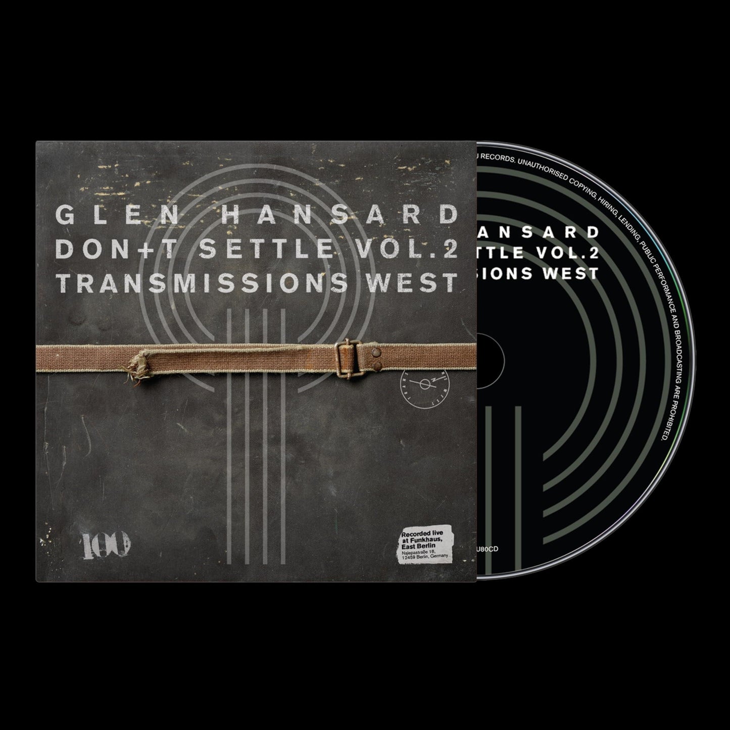 Glen Hansard - Don T Settle Transmissions West - Cd
