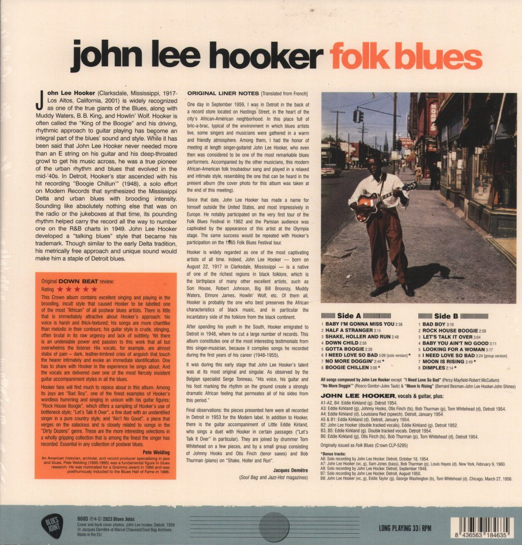 John Lee Hooker - Folk Blues - Lp