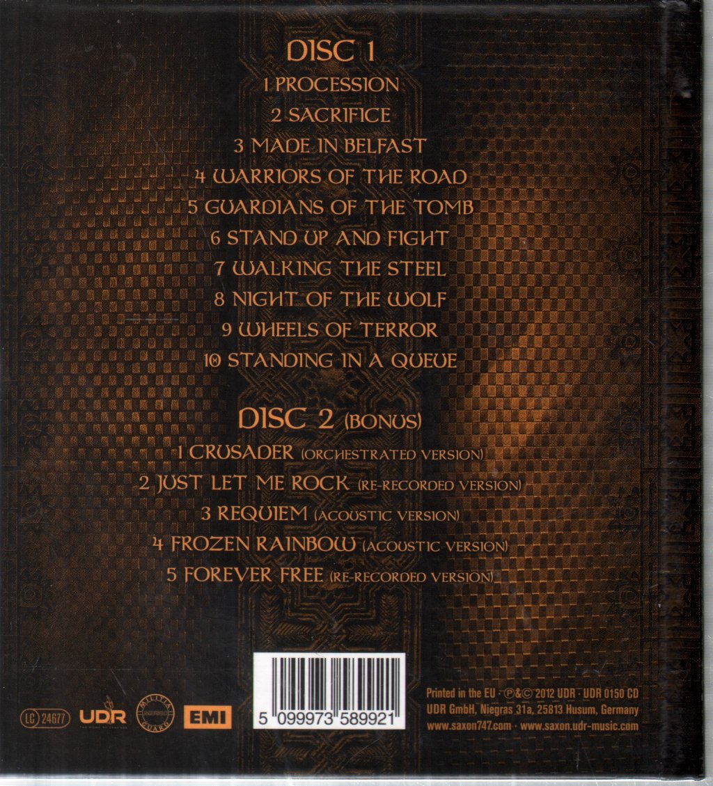 Saxon - Sacrifice - Double Cd