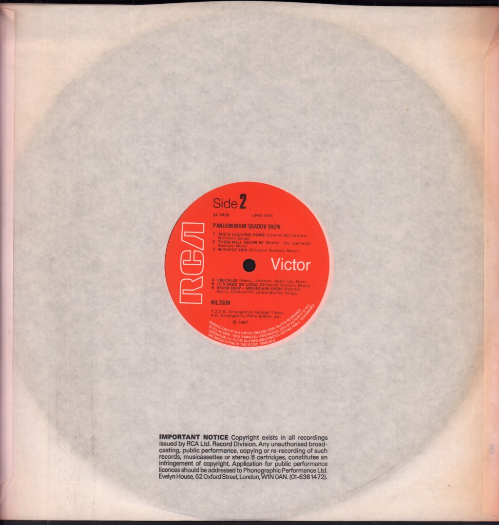 Harry Nilsson - Pandemonium shadow show - Lp