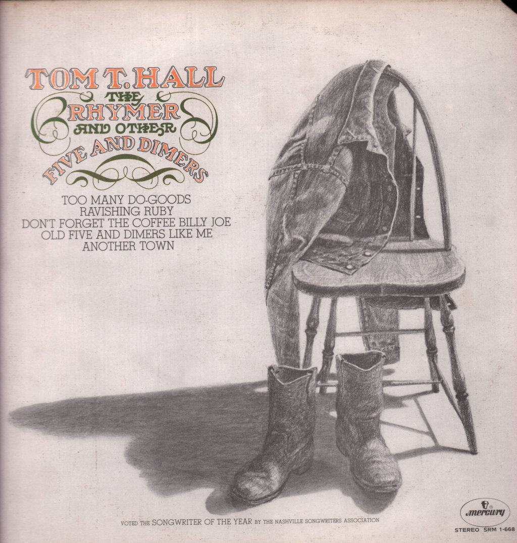 Tom T. Hall - Rhymer And Other Five And Dimers - Lp