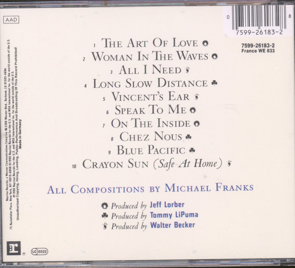 Michael Franks - Blue Pacific - Cd