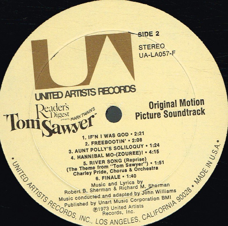 Tom Sawyer - Original Motion Picture Soundtrack - Lp