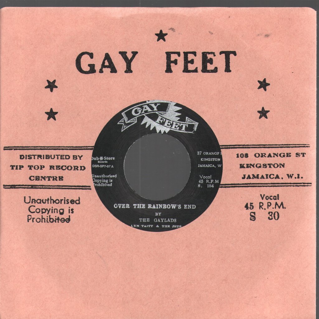 The Gaylads - Over The Rainbow's End - 7 Inch