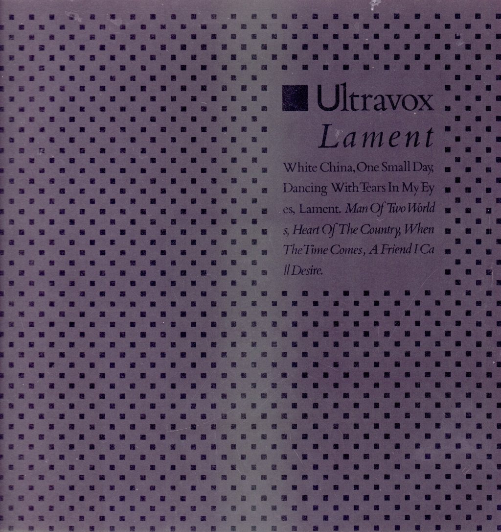 Ultravox - Lament - Lp