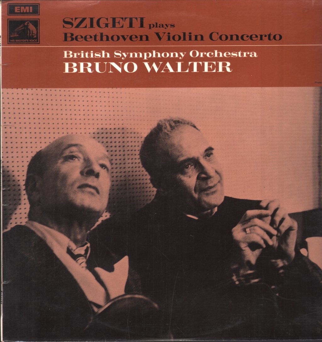 Joseph Szigeti / Bruno Walter / Constant Lambert - Szigeti Plays Beethoven Violin Concerto - Lp