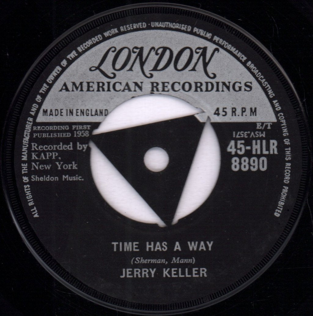 Jerry Keller - Here Comes Summer - 7 Inch