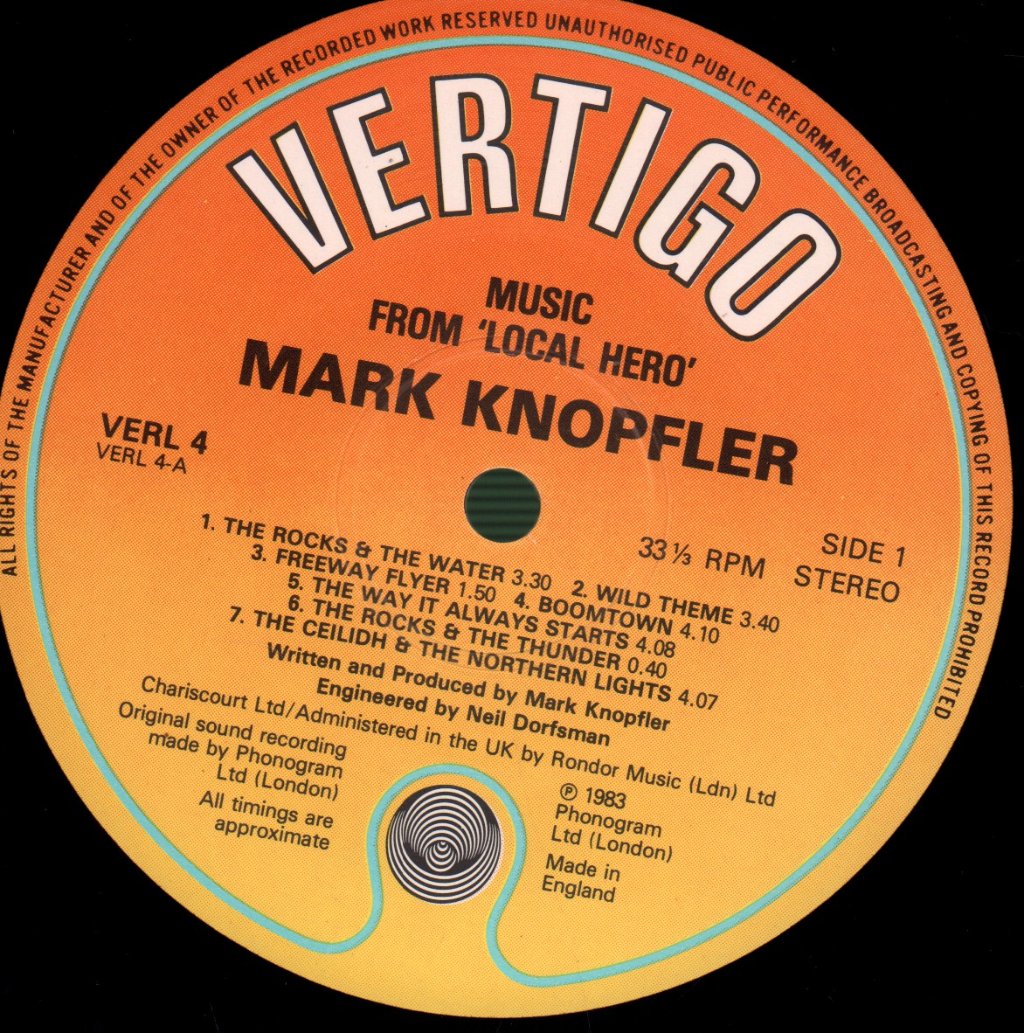 Mark Knopfler - Local Hero - Lp