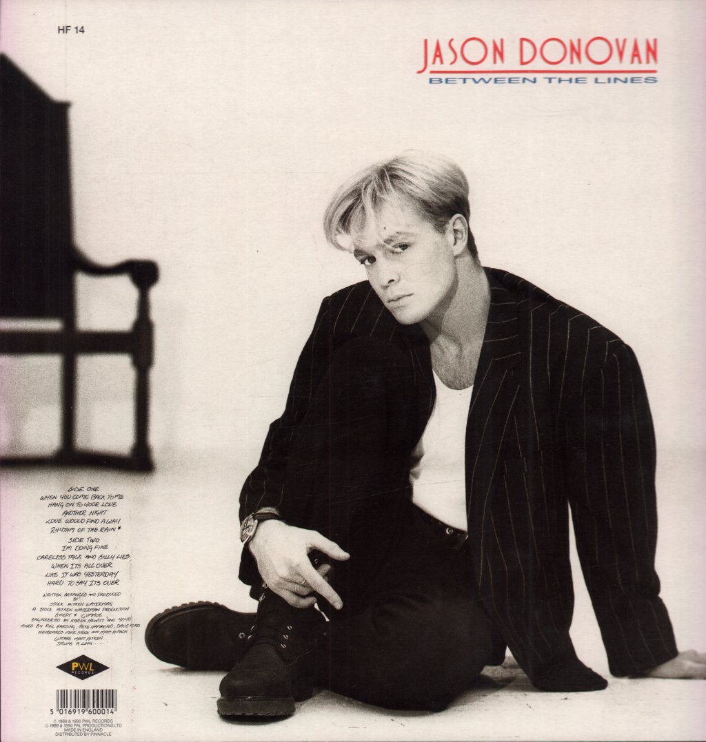 Jason Donovan - Between The Lines - Lp