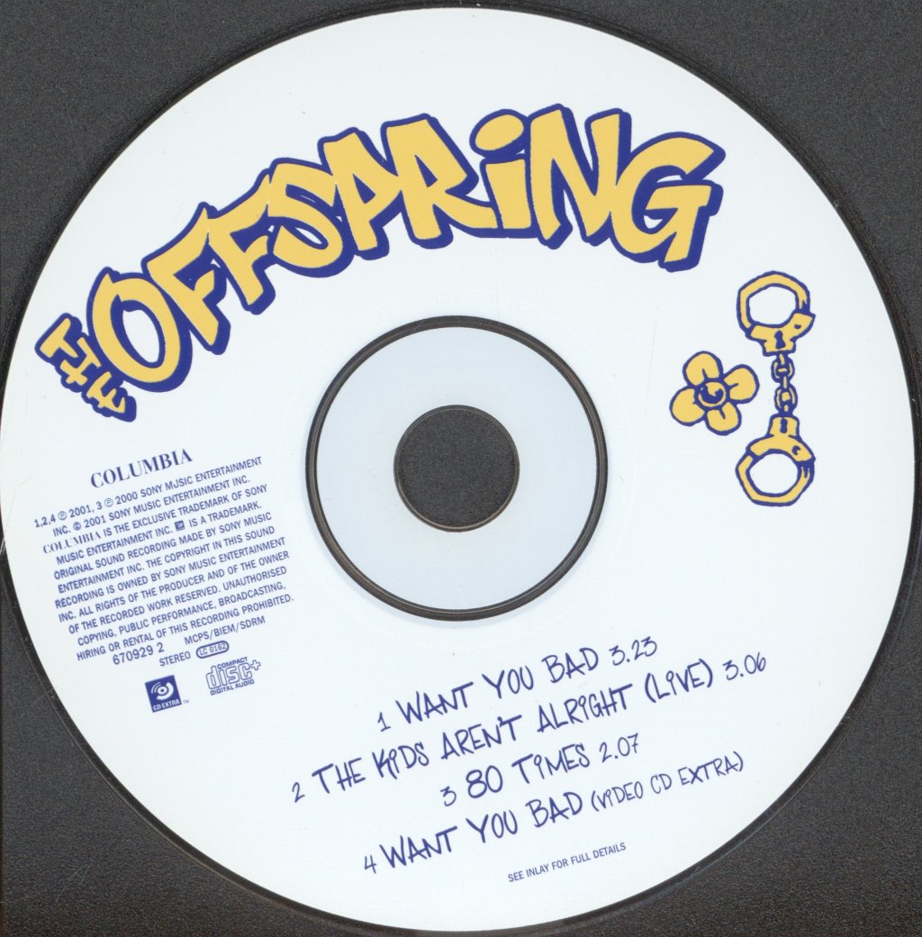 Offspring - Want You Bad - Cd