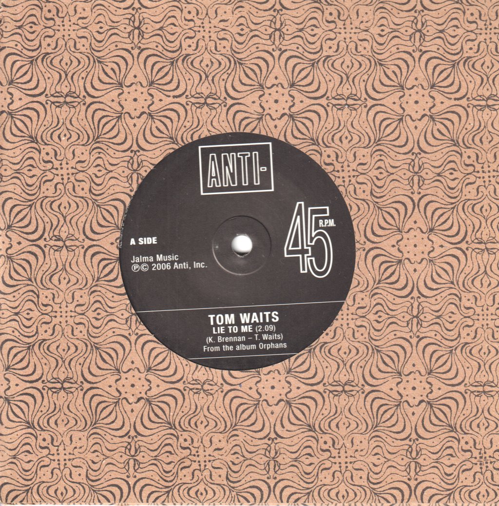 Tom Waits - Lie To Me - 7 Inch