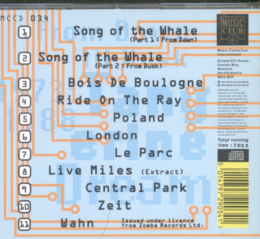 Tangerine Dream - From Dawn 'til Dusk (1973 - 1988) - Cd