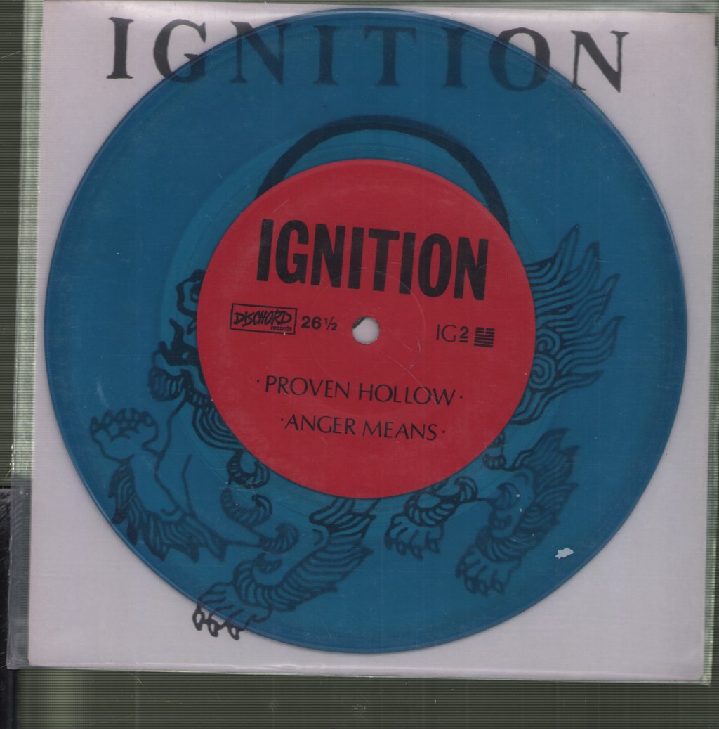 Ignition (Punk Group) - Anger Means / Proven Hollow - 7 Inch