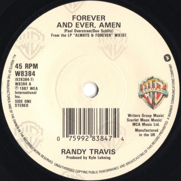 Randy Travis - Forever And Ever, Amen - 7 Inch