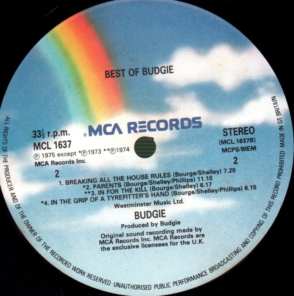 Budgie - Best Of Budgie - Lp