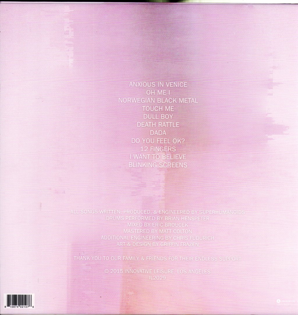 Superhumanoids - Do You Feel OK? - Lp