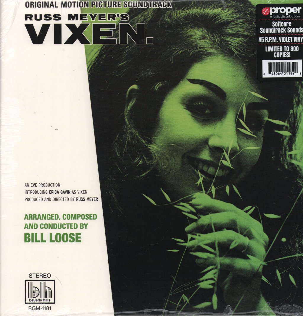 Russ Meyer's Vixen - Original Motion Picture Soundtrack - Lp