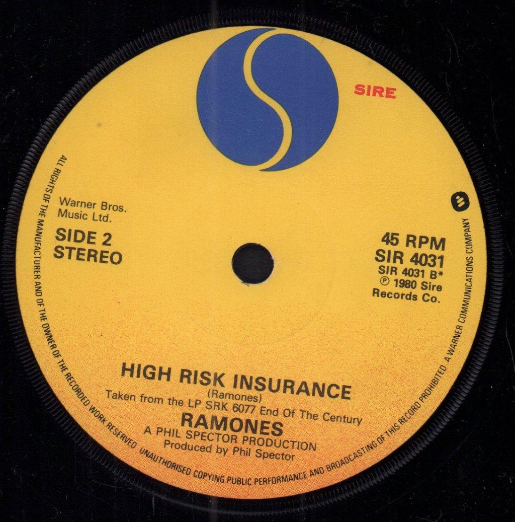 Ramones - Baby I Love You - 7 Inch