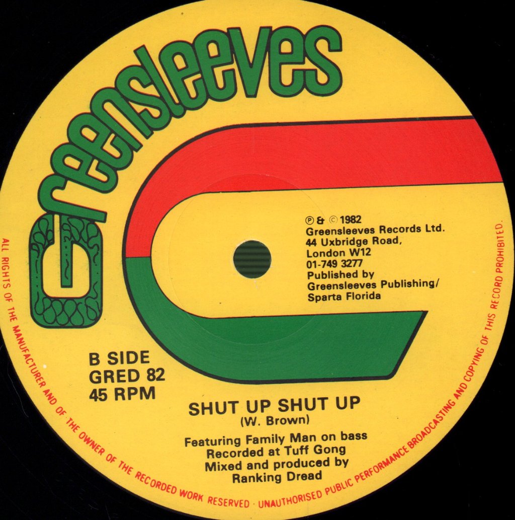 Ranking Dread - Shut Me Mouth - 12 Inch