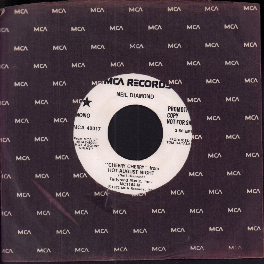 Neil Diamond - Cherry Cherry - 7 Inch
