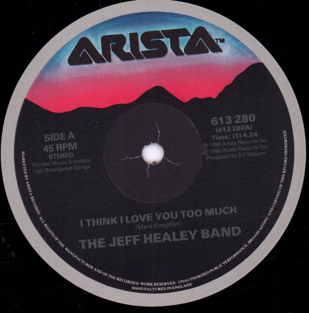 Jeff Healey Band - I Think I Love You Too Much - 12 Inch