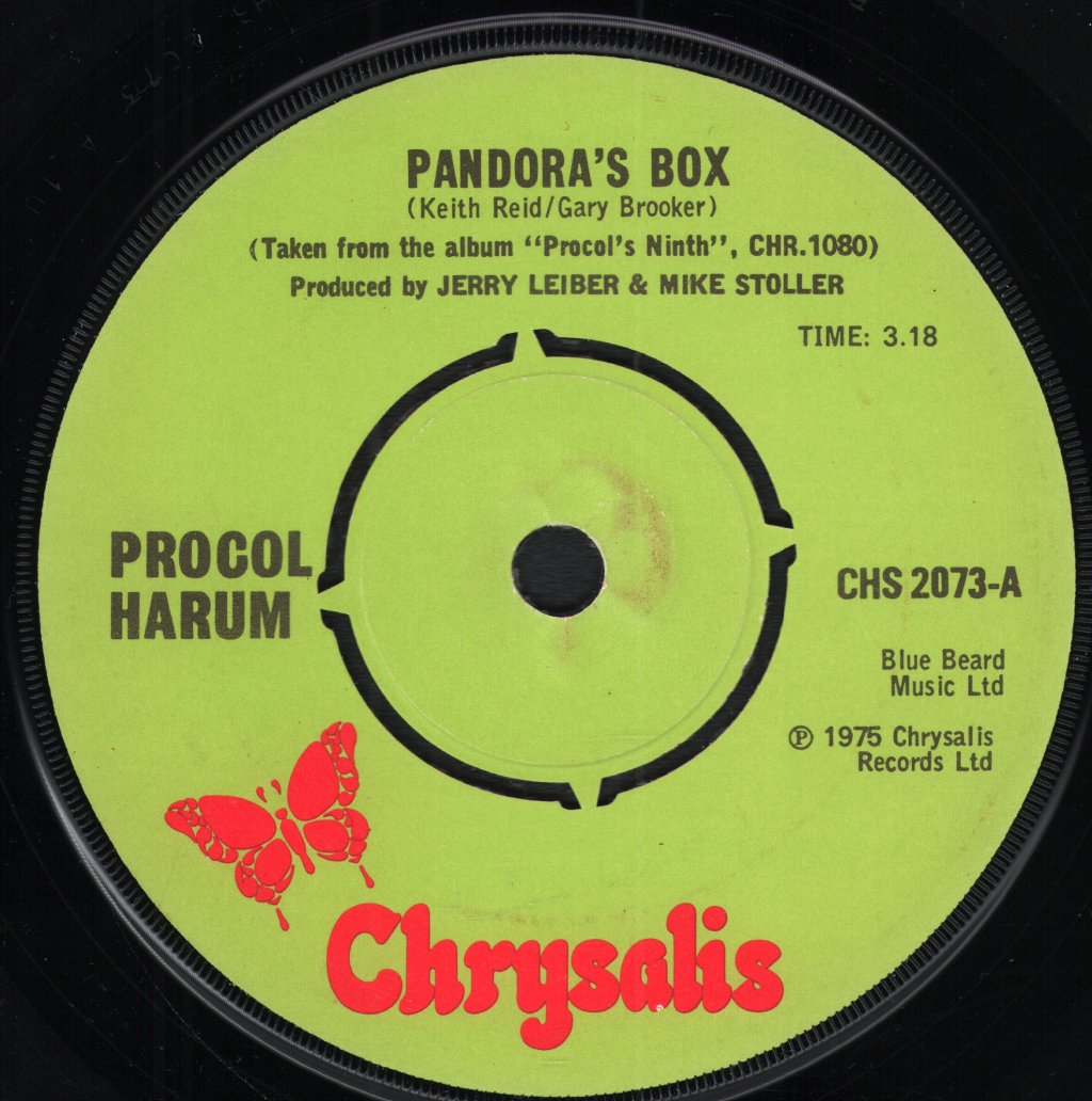 Procol Harum - Pandora's Box - 7 Inch