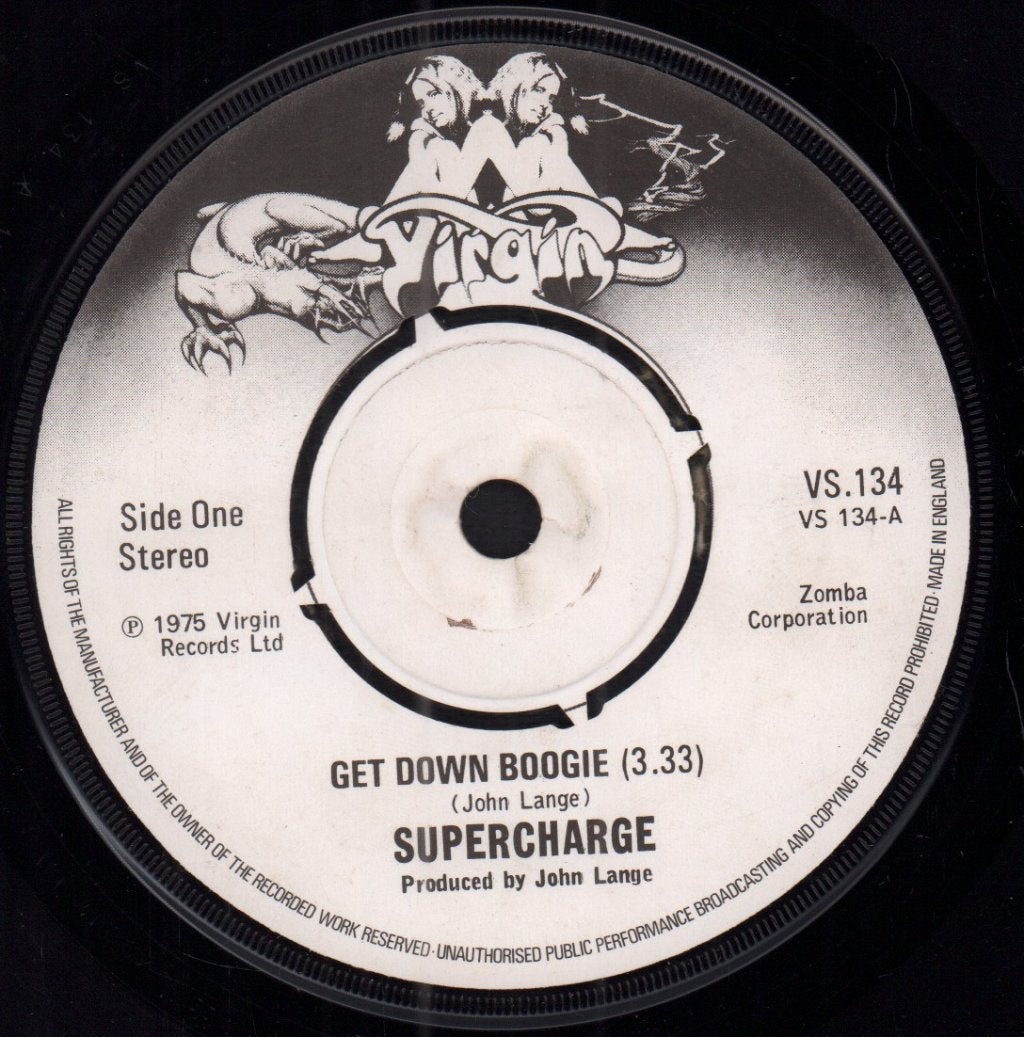 Supercharge - Get Down Boogie - 7 Inch