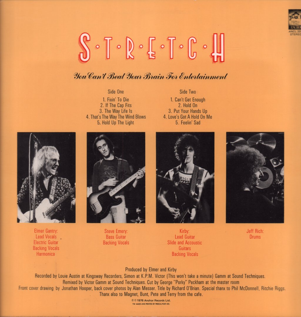 Stretch (70'S Rock Group) - You Can't Beat Your Brain For Entertainment - Lp