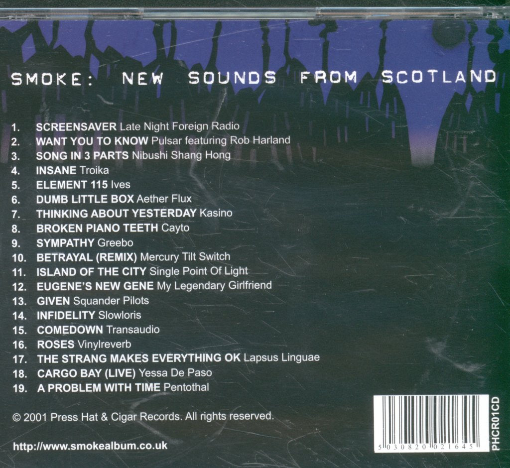 Various Artists - Smoke: New Sounds From Scotland - Cd