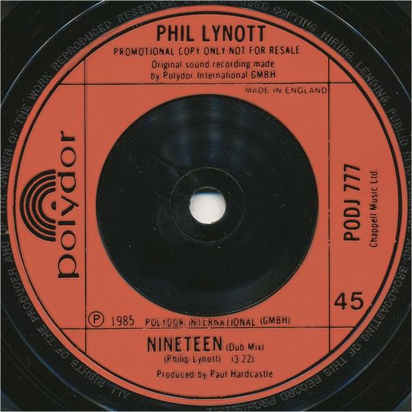 Phil Lynott - Nineteen - 7 Inch