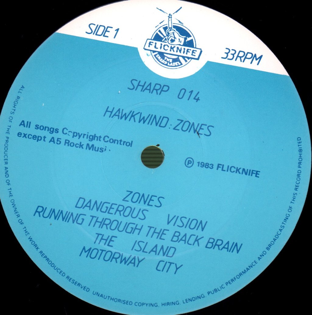 Hawkwind - Zones - Lp