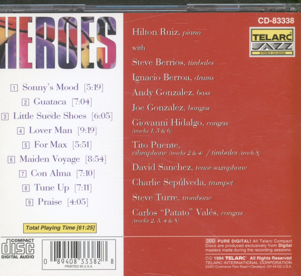 Hilton Ruiz - Heroes - Cd