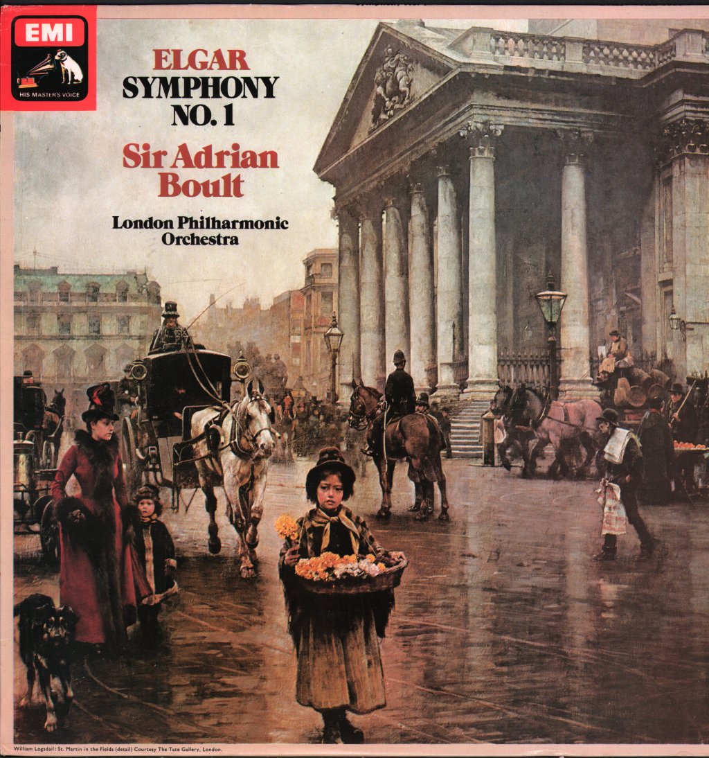 Sir Adrian Boult - Elgar Symphony No.1 - Lp