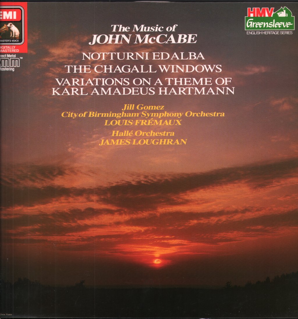 Jill Gomez / City Of Birmingham Symphony Orchestra / Louis Fremaux / James Loughran - John McCabe - Notturni Ed Alba / Chagall Windows - Lp