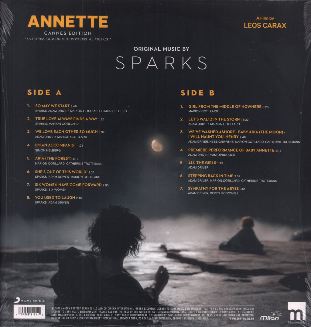 Sparks - Annette Original Soundtrack - Lp
