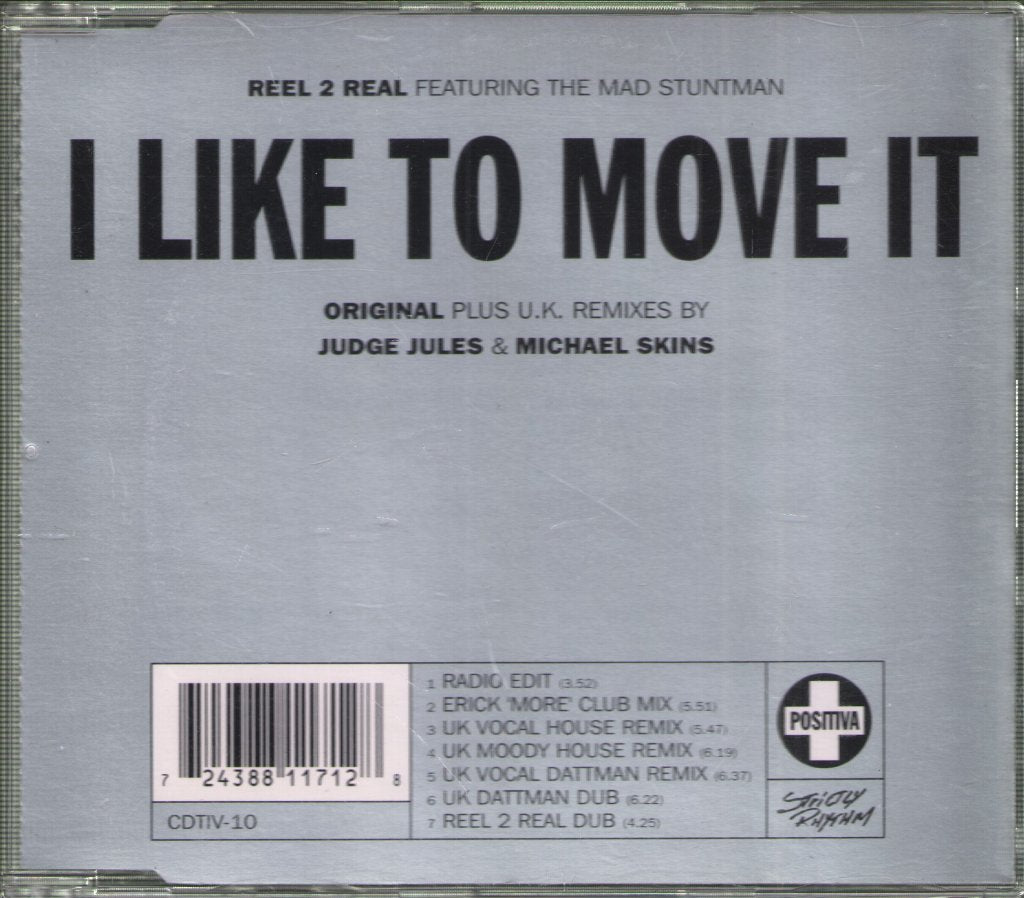 Reel 2 Real Featuring The Mad Stuntman - I Like To Move It - Cd