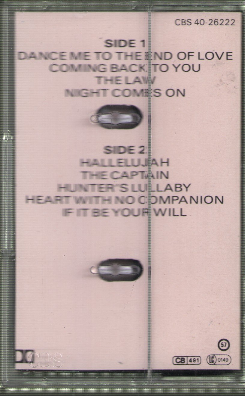 Leonard Cohen - Various Positions - Cassette