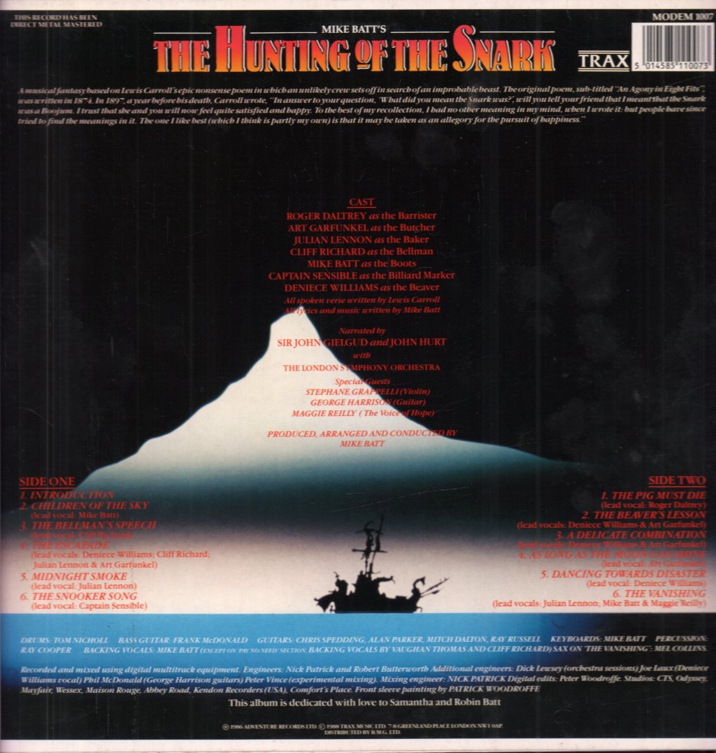 Mike Batt - Hunting Of The Snark - Lp