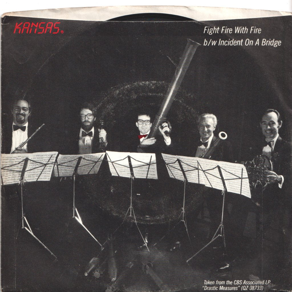 Kansas - Fight Fire With Fire - 7 Inch