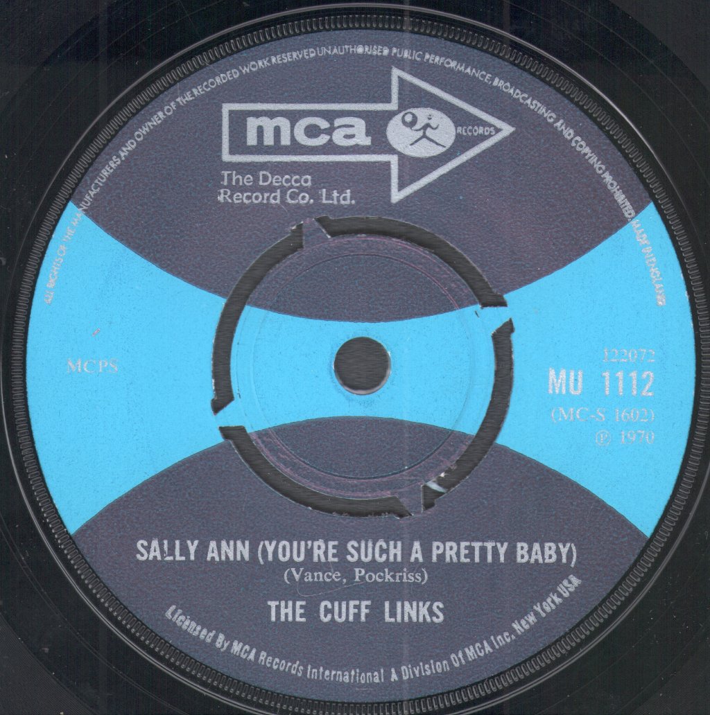 Cuff Links - When Julie Comes Around - 7 Inch