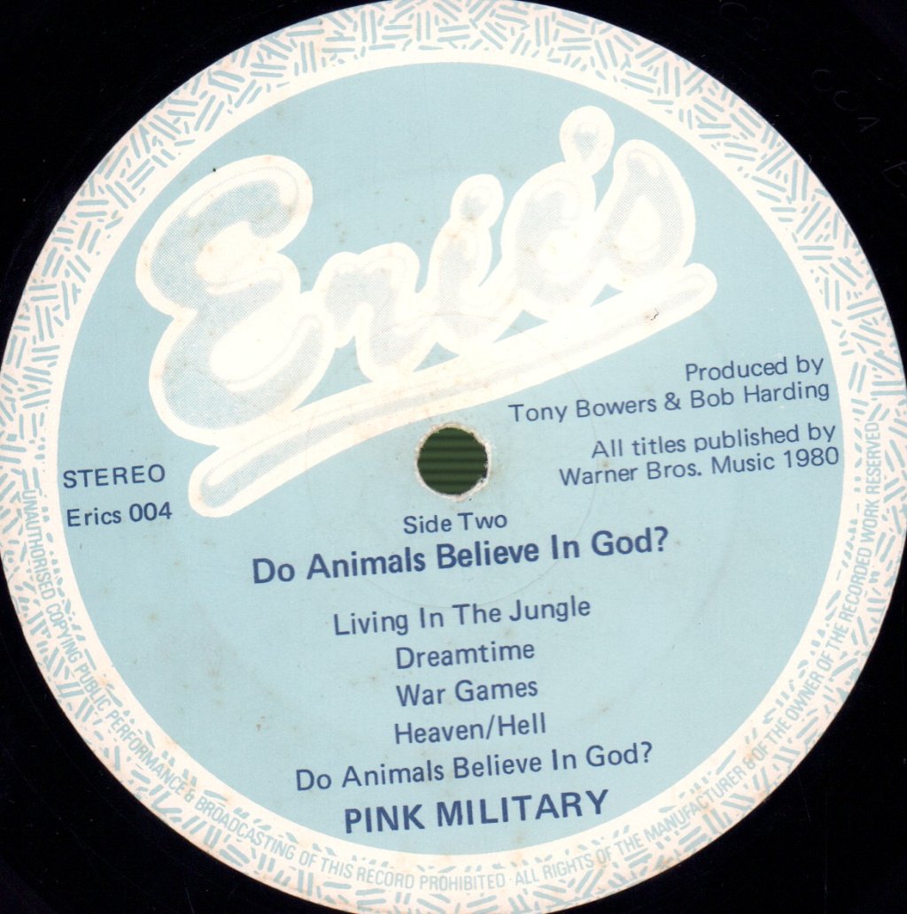 Pink Military - Do Animals Believe In God - Lp