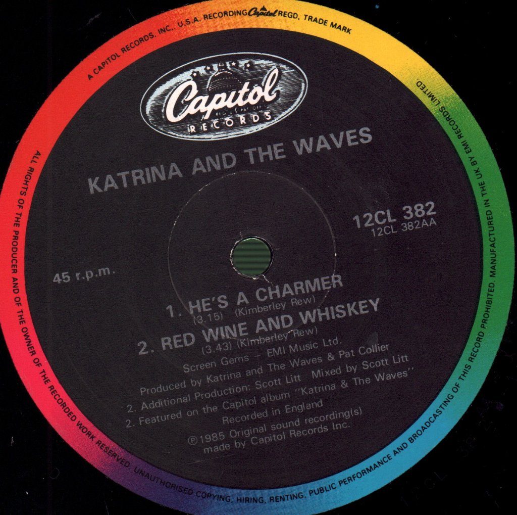 Katrina And The Waves - Que Te Quiero - 12 Inch