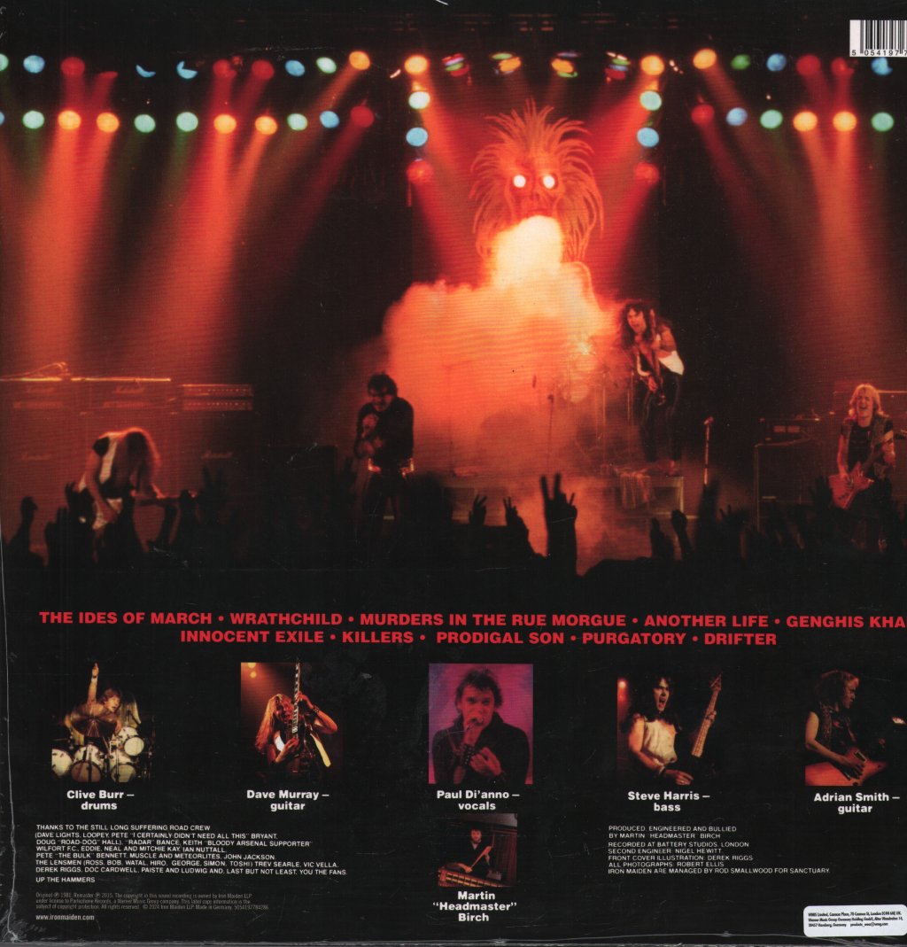 Iron Maiden - Killers - Lp
