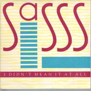 Sasss - I Didn't Mean It At All - 7 Inch