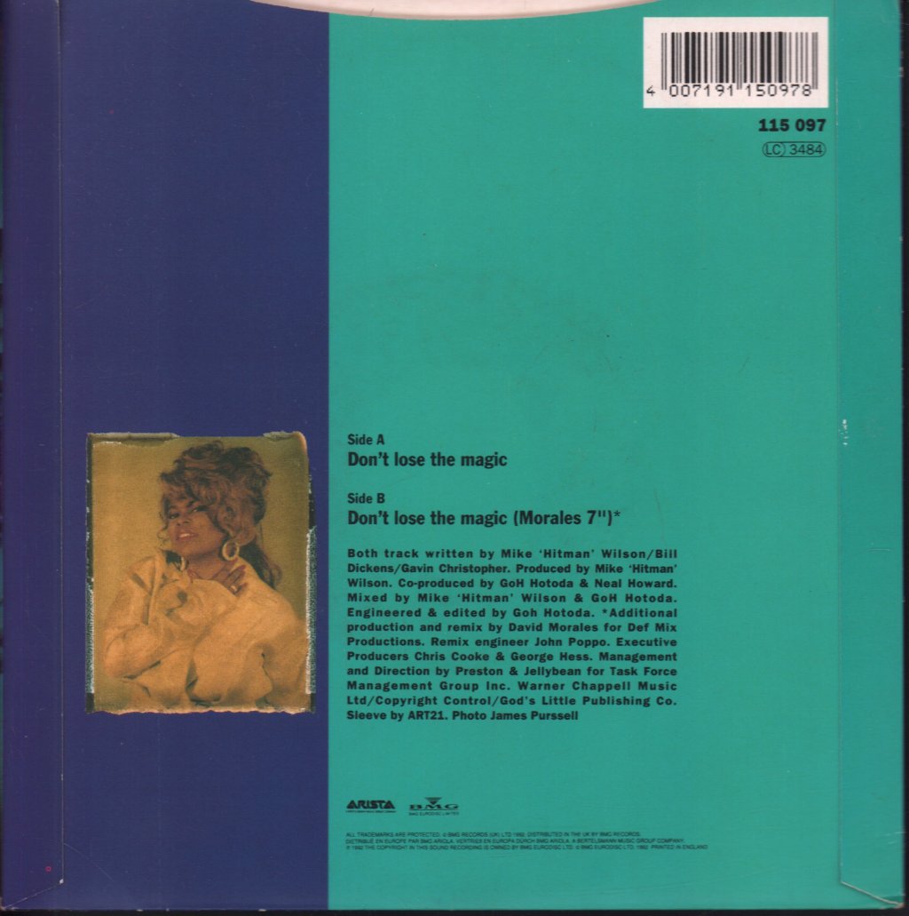 Shawn Christopher - Don't Lose The Magic - 7 Inch